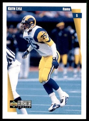 1997 Collector's Choice Keith Lyle St. Louis Rams #258 - Image 1 of 2