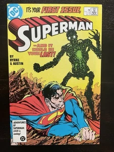SUPERMAN 1. DC Comics. John Byrne. Metallo. Lois Lane. Spedizione gratuita. Film - Foto 1 di 11