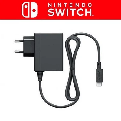 Original Nintendo Switch Ladekabel Netzkabel AC Adapter EU Version (HAC-002) - Image 1 of 3