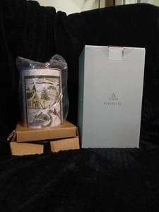 Winter Christmas Votive Luminary Candle Votive Holder Partylite Express It P9450 - Picture 1 of 8