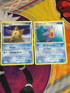 D667 Pokemon TCG Legenden Erwacht Staryu 122 Starmie 71 MP - Bild 1 von 22
