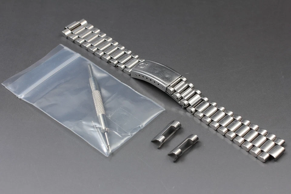 [Quasi come nuovo] Omega 1125 20 mm Bracciale in acciaio inossidabile 560 End... - Immagine 1 di 4