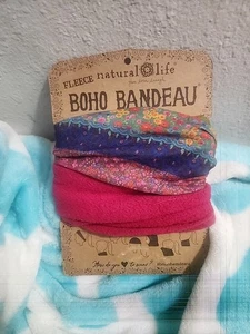 Natural Life Boho Bandeau Headband Floral NWT - Picture 1 of 2