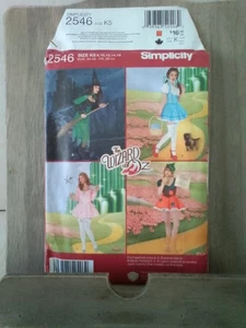 Simplicity 2546 Halloween Costume The Wizard of Oz Witches Dorothy Sizes 16-24 - Picture 1 of 4