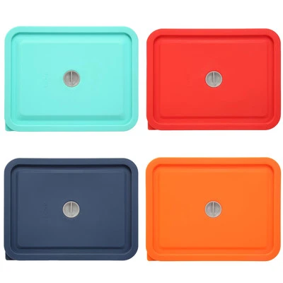 EUCHOIZ Replacement Lids for Pyrex 7211-PC 6 Cup Rectangle Silicone Storage Cover