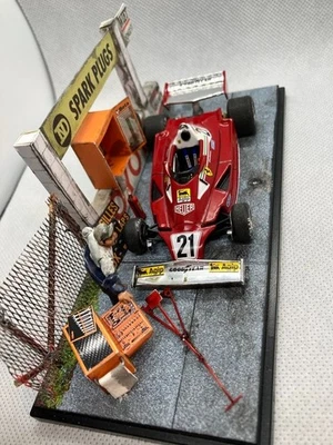 Formula 1 IXO Ferrari 312T2 debut 1977 Canada G. Villeneuve n/spark minichamps - Image 1 of 4
