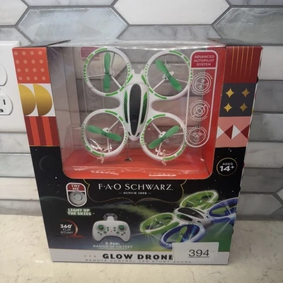 FAO Schwarz Glow Drone Remote Control LED Stunt Drone Advanced Autopilot System  - Image 1 of 2