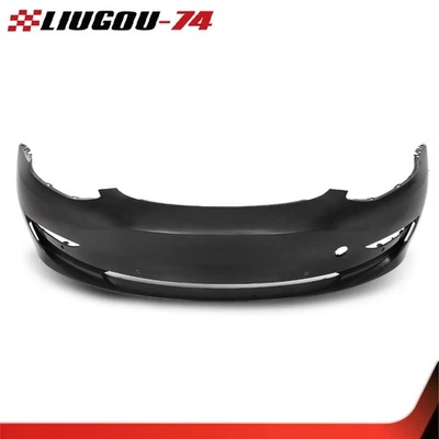 Front Bumper Fascia w/ Tow Hook Hole Fit For 2017-2023 Tesla Model 3 1084168S0E - Изображение 1 из 4