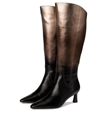 Naturalizer женщин Deesha шириной икры загрузки колена, Unity металлик кожи, 7,5 - Изображение 1 из 1