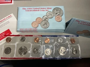 1994 Uncirculated Coin Set U.S OGP & Specifications Chart only 4 sets available  - Picture 1 of 5