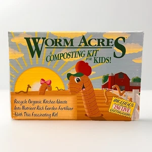 Kit de compostage vintage Worm Acres pour enfant - Neuf dans sa boîte - Photo 1/6