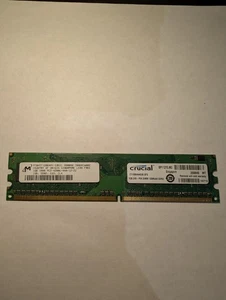 1GB 1RX8 PC2-4200U-444-12-ZZ1GB, DDR2, 533, CL4 Used - Picture 1 of 3
