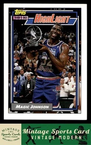 1992-93 Topps - Magic Johnson - #2 Los Angeles Lakers - Picture 1 of 2