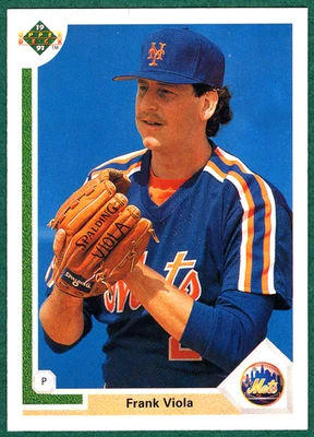 Frank Viola - 1991 Upper Deck #122 - New York Mets Baseball Card - Image 1 of 2
