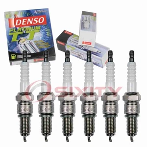 6 pc Denso Platinum TT Spark Plugs for 1967 GMC K15 K1500 Pickup 4.8L L6 pi - Picture 1 of 5