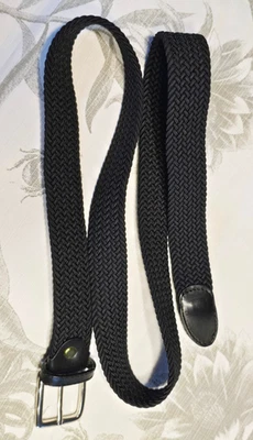 Flechtgürtel, Textil-Gummiband, sehr dehnbar, 115 cm ungedehnt * NEUWERTIG - Bild 1 von 2