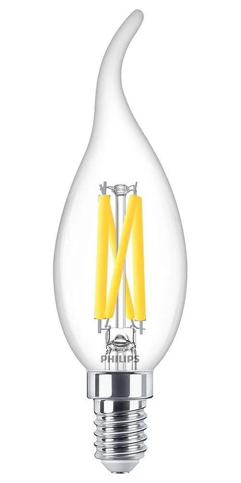 3.4W Filament LED BA35 Bulb, E14, Dimmable 2200-2700K, 470lm - 929003013082 - Image 1 of 1