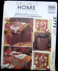 Patrón McCall's Home Deco - Servilleta, Colocación, Tablero de notas, Corredor #3773 sin cortar - Imagen 1 de 7