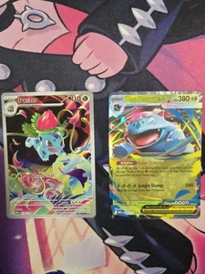 Ivysaur 134/132 Illustration Rare & Mega Venusaur ex 003/132 (Mega Evolution) - Bild 1 von 5