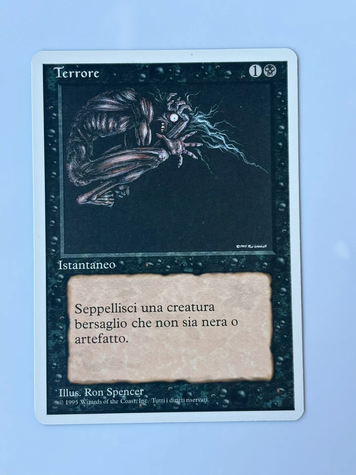 Terror MTG Core Set 4th Edition Magic the Gathering Card - Image 1 of 1