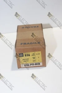 Sensor interruptor de presión Allen Bradley, 836-P11-HCB 0-25PSI - Imagen 1 de 3