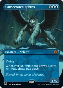 ~ Consecrated Sphinx (Borderless) ~ NM ~ Double Masters 2022 ~ MTG ~ - Picture 1 of 1