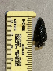 Auténtica punta de flecha de obsidiana noroeste/suroeste/sur de CA Estate Find A5-9 - Imagen 1 de 2