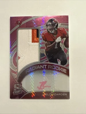 2021 Panini Spectra - Radiant Rookie Patch Signatures Jaelon Darden #RRS-JD /25 - Image 1 of 4