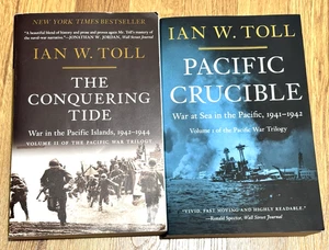 War in the Pacific Islands Volume 1 & 2 of Pacific War Trilogy by Ian W. Toll - Picture 1 of 6