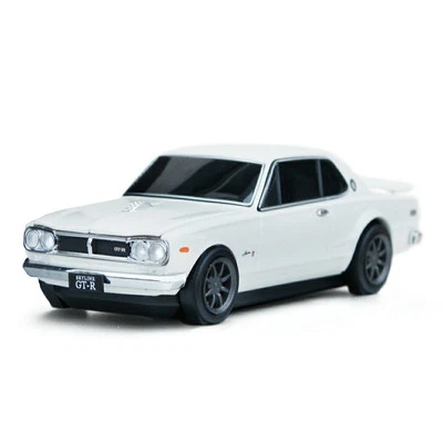Souris sans fil CAMSHOP Nissan Skyline 2000GT-R KPGC10 Bluetooth Hakosuka Blanc - Photo 1/4