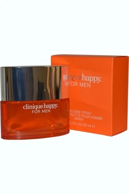 Clinique Happy Men Eau de Cologne Spray 50ml Mens Fragrance - Image 1 of 4