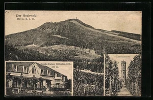 Ansichtskarte Oybin, Baude Kaiser Wilhelm-Höhe, Hochwald - Picture 1 of 2