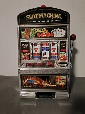 Mini Slot Machine Spardose Spielautomat Spielzeug Geldspiel - Bild 1 von 2