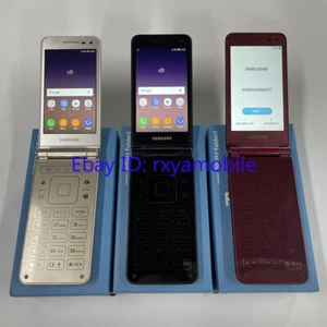 Samsung Galaxy Folder2 SM-G1650 Dual SIM 16GB+2GB Unlocked Smartphone New Sealed - Picture 1 of 21