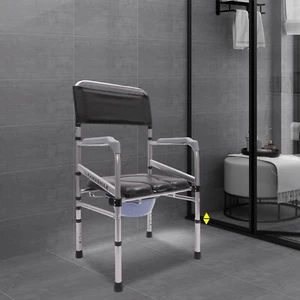 Silla de ducha plegable impermeable cómoda silla de seguridad de inodoro asiento de baño Safty - Imagen 1 de 23