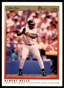 1991 O-Pee-Chee Premier Albert Belle Baseball Cards #8