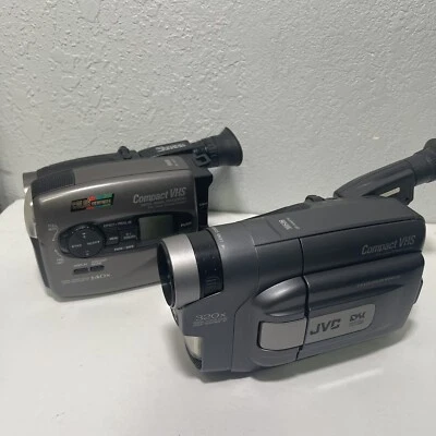 2 JVC Retro Video Camera Camcorders Job Untested - Image 1 of 4