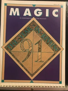 1991 Year in Review Magic Magicians' Magazine Feb 1992 Contents Page Photo - Picture 1 of 3