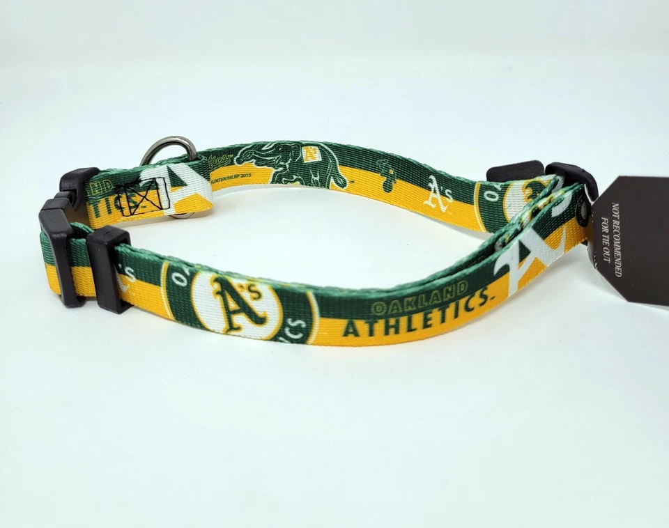 ATHLETICS *OAKLAND ATHLETICS A's *  Dog Pet MLB Sports Collar (sizes) - Image 1 of 1