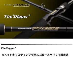 Evergreen PHASE PCSC-72H Digger Bass Bait casting rod From Stylish anglers Japan - Picture 1 of 4