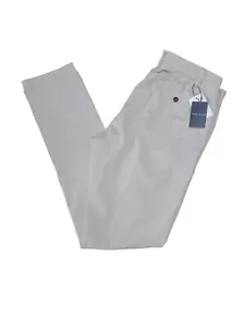 Pantalones chinos a medida Peter Millar Concorde Crown hechos a mano piedra 36x36 para hombre nuevos con etiquetas - Imagen 1 de 7
