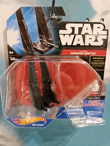 Star Wars Kylo Ren's Command Shuttle Hot Wheels Flight Navigator Included - Picture 1 of 2