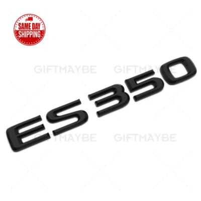 For Lexus Trunk Gloss Black ES 350 Letter Logo Badge Car Emblem Replace F-Sport Foto 1 de 4