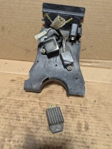 1988 YAMAHA YSR50 YSR 50 CDI VOLTAGE REGULATOR RECTIFIER RELAY AND MOUNT - Picture 1 of 7