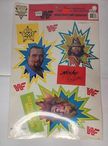 Vintage WWF Superstars Decorating Kit 1991 Hulk Hogan Ultimate Warrior Macho Man - Bild 1 von 3