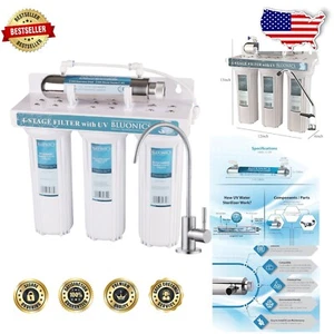 Lifetime Support 4 Stage UV Purifier - Safe Water Filtration for Homes & RVs - Picture 1 of 9