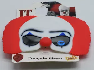 It Pennywise Glasses Sun-Staches Pennywise Sunglasses IT Clown Halloween YES - Picture 1 of 2