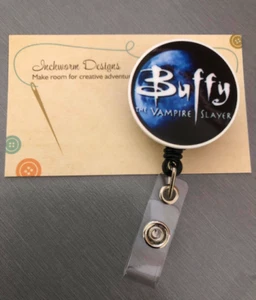 Retractable badge holder ID TAG Nurse vet admin buffy inspired - Picture 1 of 1