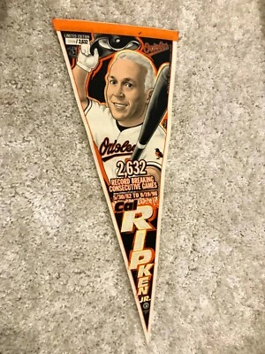 Banderín estampado corto CAL RIPKEN JR 2 Baltimore Orioles Iron Man Foto 1 de 2