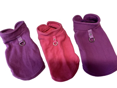 Chaleco Chaqueta Polar Perro Rosa Púrpura S Ropa para Cachorro Suave Cálido Nuevo Cachorro Regalo Piel Foto 1 de 2